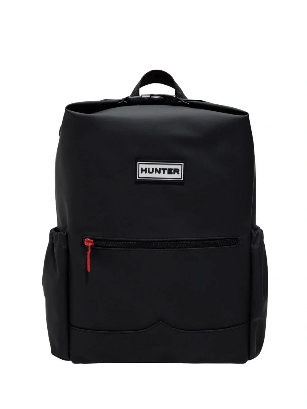 NWT Hunter Black Backpack with Red Zip Pull